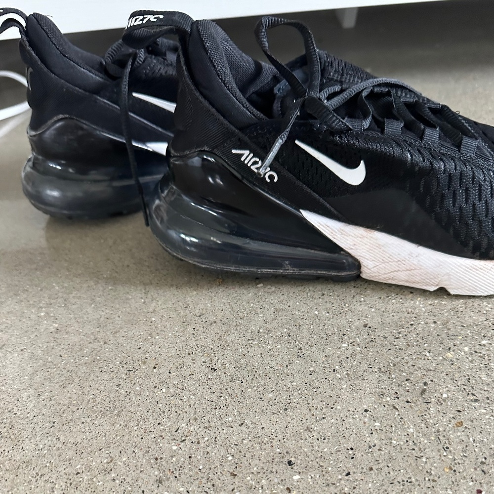 Black and White Nike Air Max 270
